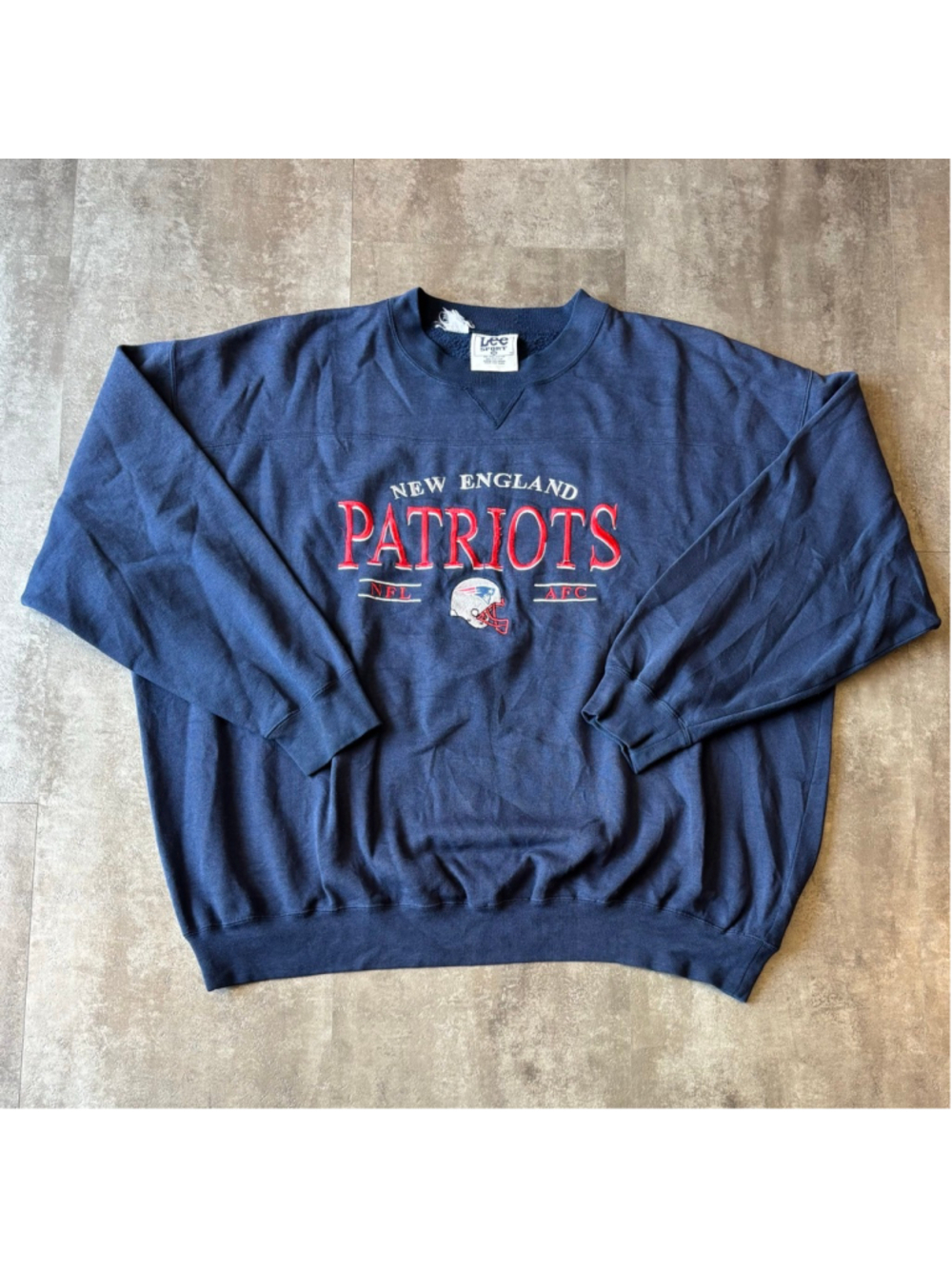 Vintage New Englands Patriots Lee Sport Sweatshirt Mens XXL